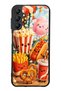 Samsung A14 Fun Food Party Design Glossy Phone Case