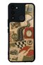 Tecno Spark 8C Glossy Phone Case with Retro Road Racing Design