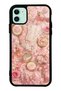 iPhone 11 Glossy Phone Case with Vintage Rose Vanity Design