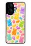 Vivo V60 Lite Glossy Phone Case with Sweet Bear Jelly Design