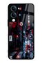 Vivo Y04 Glossy Phone Case with Midnight Tokyo Design