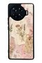 Tecno Spark 20 Pro Plus Glossy Phone Case with Blush Herbarium Design