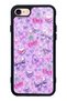 iPhone 7 Glossy Phone Case with Lilac Charm Pop Design