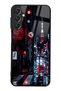 Samsung A24 Glossy Phone Case with Midnight Tokyo Design