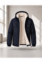 Men's Jacket Winter Coat Hooded Warm Jacket with Fur Inside Daily Coat Casual