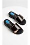 Artı&Jel-5000 Orthopedic Gel Heel Spur Function Brown Beige Women's Slippers