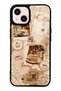 iPhone 13 Glossy Phone Case with Café Love Letters Design