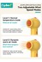 Cordless Baby Hair Dryer, Kids Hair Dryer, Portable Hair Blow Dryer with Charging Base, Low Heat Noise Hairdryer for Infant Hair Delicate Skin, Gentle Quiet Airflow - 2
