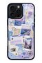 iPhone 16 Pro Max Pastel Travel Diary Design Glossy Phone Case