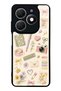 Tecno Spark 20 Floral Study Notes Design Glossy Phone Case