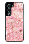 Oppo A5 Pink Lace Romance Design Glossy Phone Case