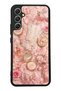 Samsung A34 Glossy Phone Case with Vintage Rose Vanity Design