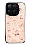 Xiaomi Mi 15t Pro Glossy Phone Case with Cherry Coquette Toile Design