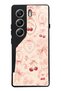 Tecno Camon 40 Cherry Coquette Toile Design Glossy Phone Case