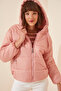 Hooded Inflatable Coat Ldd0039 Pink - 2
