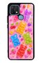 Oppo A15S Glossy Phone Case with Candy Bear Fruits Design