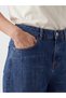 Lcwaikiki Classic Indigo Culotte Fit Women's Jean Pants - 3