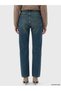 Ozmarka New Season Indigo Crop Straight Fit Women's Jean Trousers - 5
