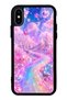 iPhone X Crystal Heart City Design Glossy Phone Case