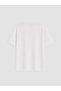White Istanbul Printed Cotton Women's T-Shirt - 7