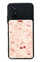 Xiaomi Poco M4 Pro Glossy Phone Case with Cherry Coquette Toile Design