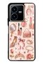 Vivo Y22S Glossy Phone Case with Rose Gold Glam Design
