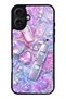 iPhone 16 Plus Chrome Heart Y2K Design Glossy Phone Case