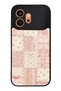 Honor 600 Glossy Phone Case with Pink Lace Patchwork Design