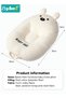Baby Wedge Pillow, Multi-Functional Newborn Nursing Pillows, Baby Breastfeeding Pillow, Ergonomic Infant Anti-Spit Milk Slope Mat， Baby Feeding Support Pillow, Removable Baby Sleeping Nest, Protect Sp - 7