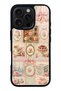 iPhone 16 Pro Parisian Sweet Quilt Design Glossy Phone Case