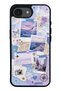 iPhone 16E Pastel Travel Diary Design Glossy Phone Case