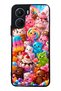 Vivo Y16 Glossy Phone Case with Kawaii Candy Party Design
