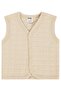 Star embroidered 3-18 months vest - brown