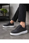 Kb-X12 Black Skin White Sole Casual Men's Shoes