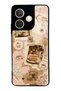 Oppo A5 Pro Glossy Phone Case with Café Love Letters Design