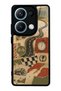 Xiaomi Redmi Note 14S Glossy Phone Case with Retro Road Racing Design