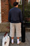 Men's Large Size Casual Navy Blue Winter Sweatshirt - 6