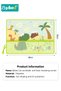 Car Window Shade for Baby, Retractable Car Side Window Sunshade Curtain with Suction Cups and Mesh Storage Pocket UV Heat Glare Protection for Travel Camping SUV Sedan Trucks, Cute Dinosaur - 7