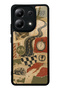Xiaomi Redmi Note 13 4g Glossy Phone Case with Retro Road Racing Design