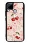 Realme C15 Glossy Phone Case with Cherry Love Letters Design