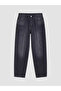 Lcw jeans black barrel fit women's jean pants - 5