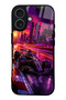 iPhone 17 Purple Apex Design Glossy Phone Case