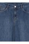 Lcwaikiki Classic Indigo Culotte Fit Women's Jean Pants - 7
