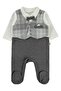 Houndstooth Pattern 1-9 Months Jumpsuit - Plaid
