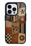 iPhone 14 Pro Racing Leather Club Design Glossy Phone Case