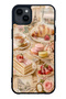 iPhone 14 Plus Paris Tea & Pastry Design Glossy Phone Case