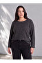 Peak New Season Black Plus Size Patterned Blouse