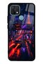Oppo A15S Glossy Phone Case with Neon Tokyo Nights Design