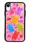 iPhone Xr Candy Bear Fruits Design Glossy Phone Case