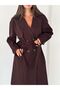 Double-Breasted Collar Long Trench Coat 1.20m - 2